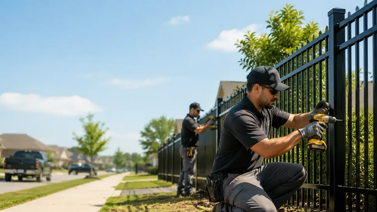 Metal Fence Installation in Mio, MI